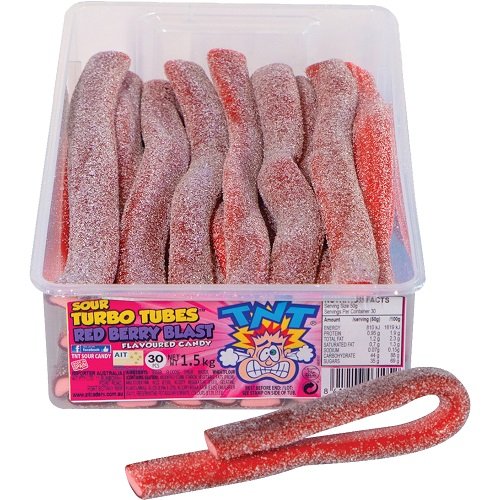 TNT Turbo Tubes Red Berry Blast 30pcs 1.5kg