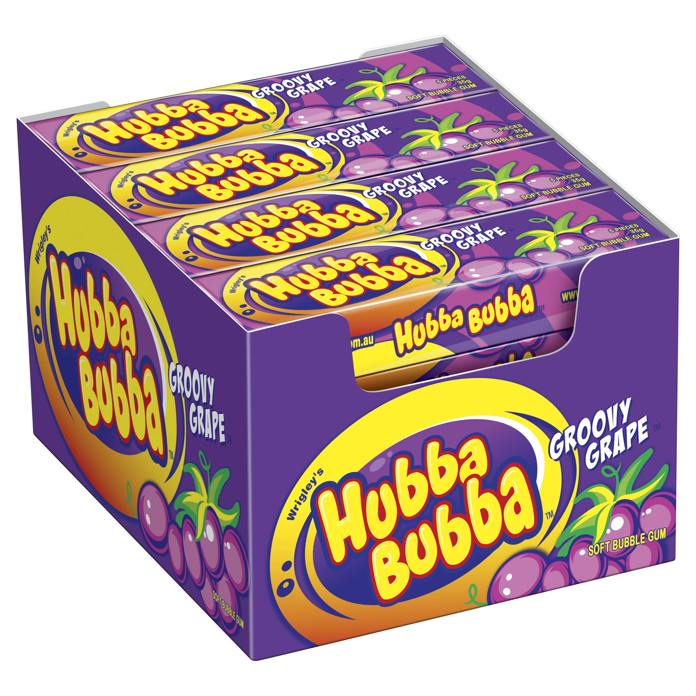 Hubba Bubba Chunk Groovey Grape 35g