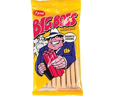 Big Boss Caramel Sticks bag 125g