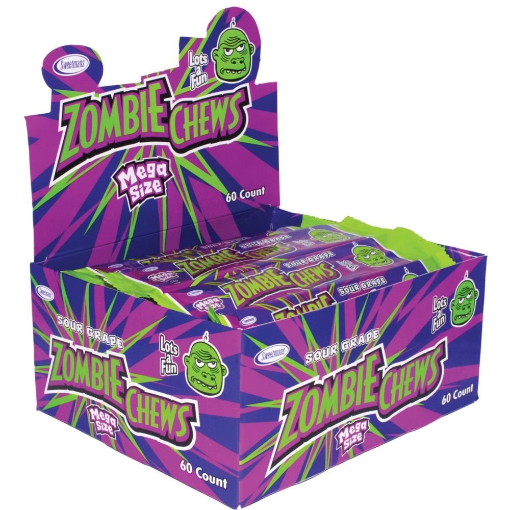 Zombie Chews Grape Flavour 28g