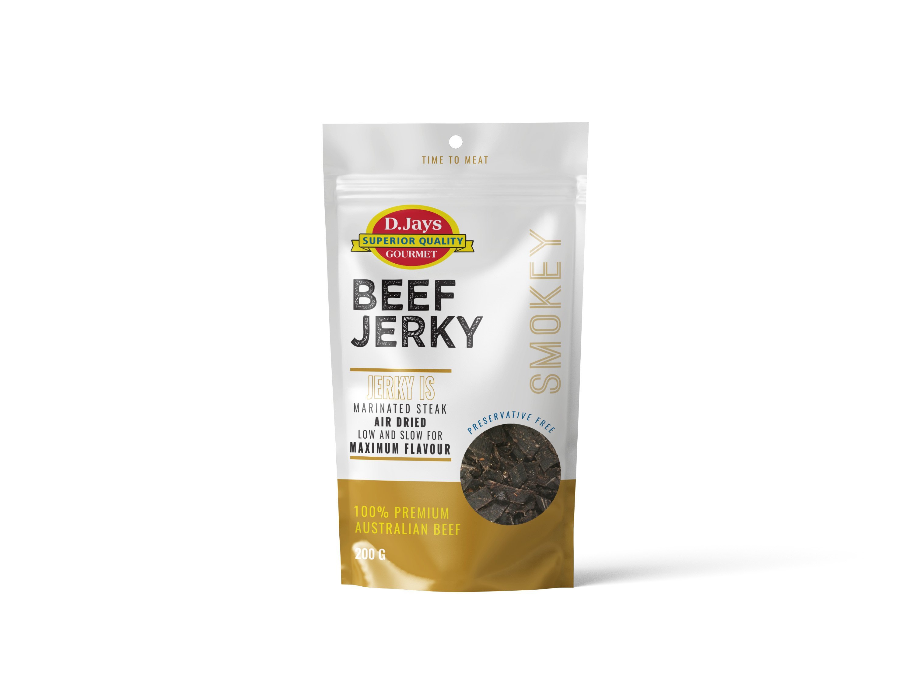 D.Jays Beef Jerky Smokey 200g