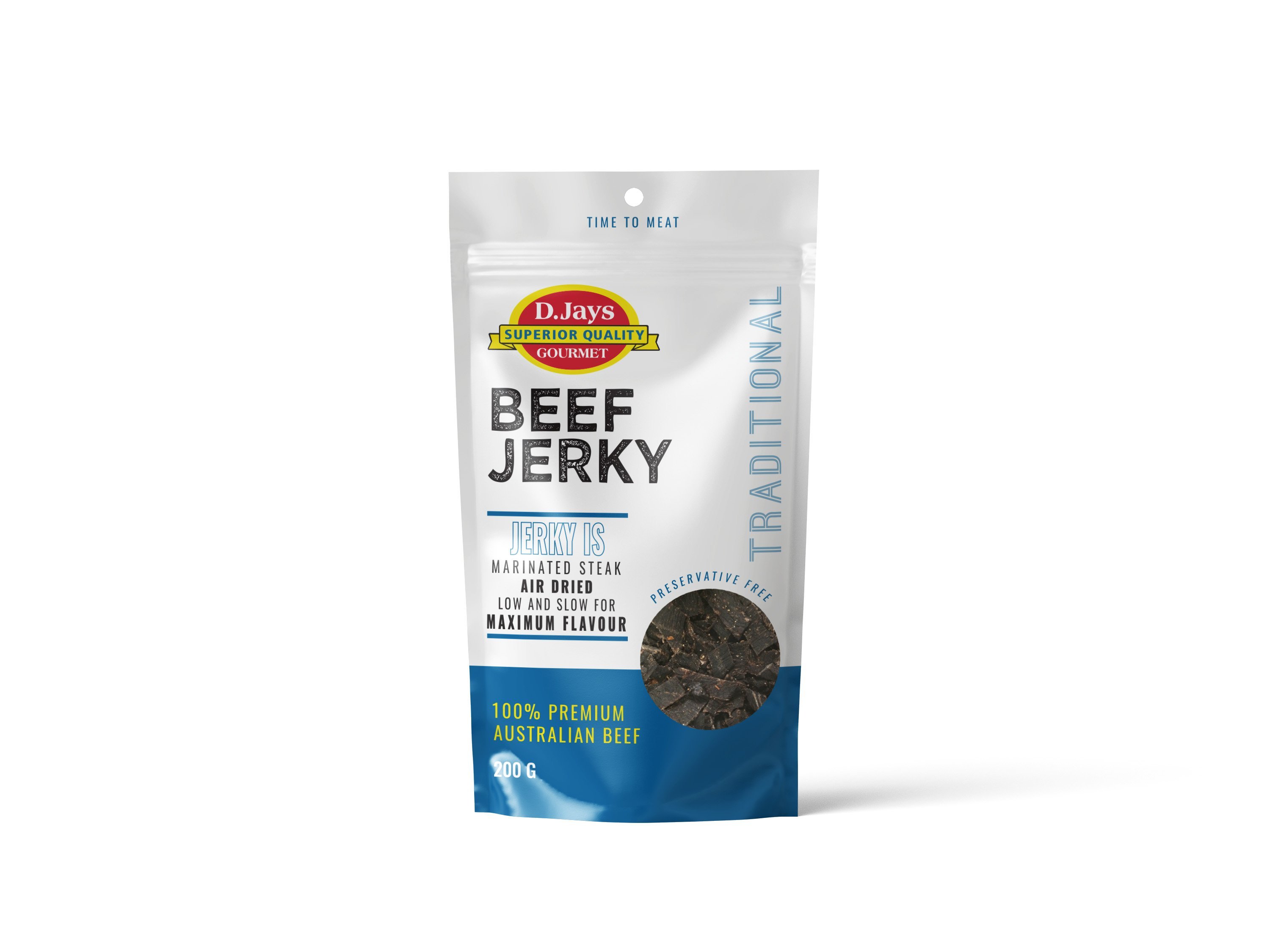 D.Jays Beef Jerky Traditional 200g