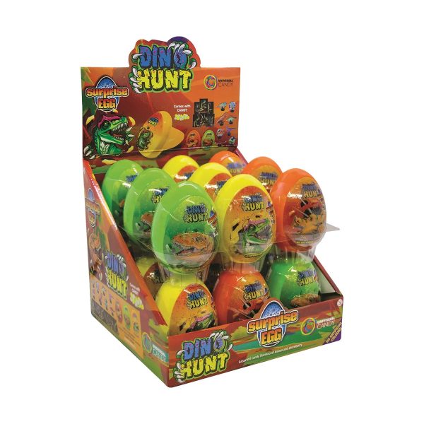 Dino Hunt Embossed Surprise Egg Candy 10g