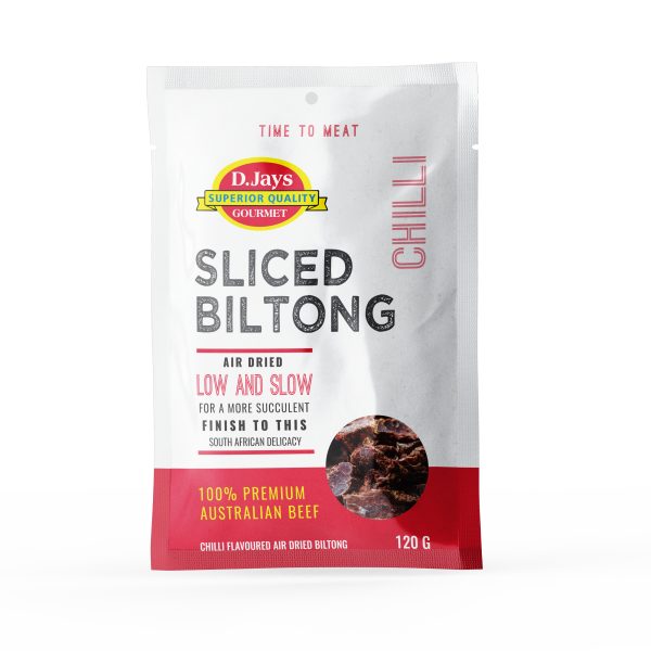 D.Jays Sliced Biltong Chilli 120g