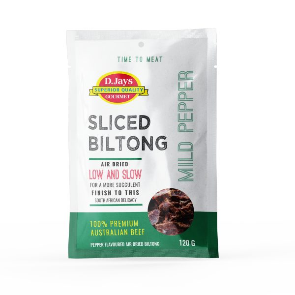 D.Jays Sliced Biltong Mild Pepper 120g