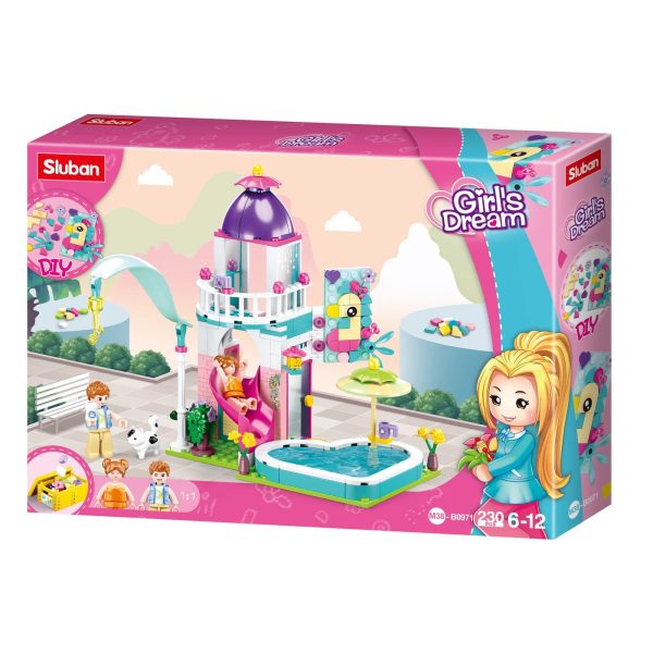 Sluban Building Blocks Girl's Dream - Home Party - 230 Piece