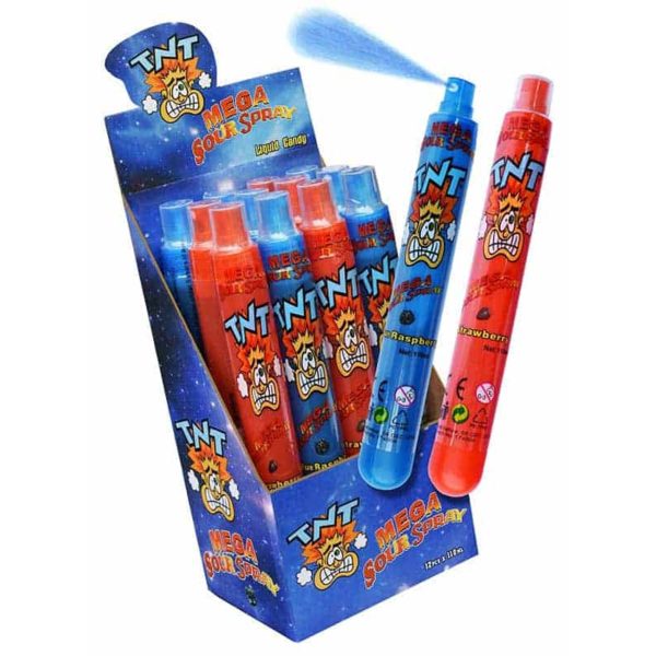 TNT Mega Sour Spray Strawberry & Blue Raspberry 110ml