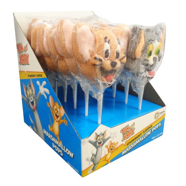 Marshmallow Pops Tom & Jerry 45g