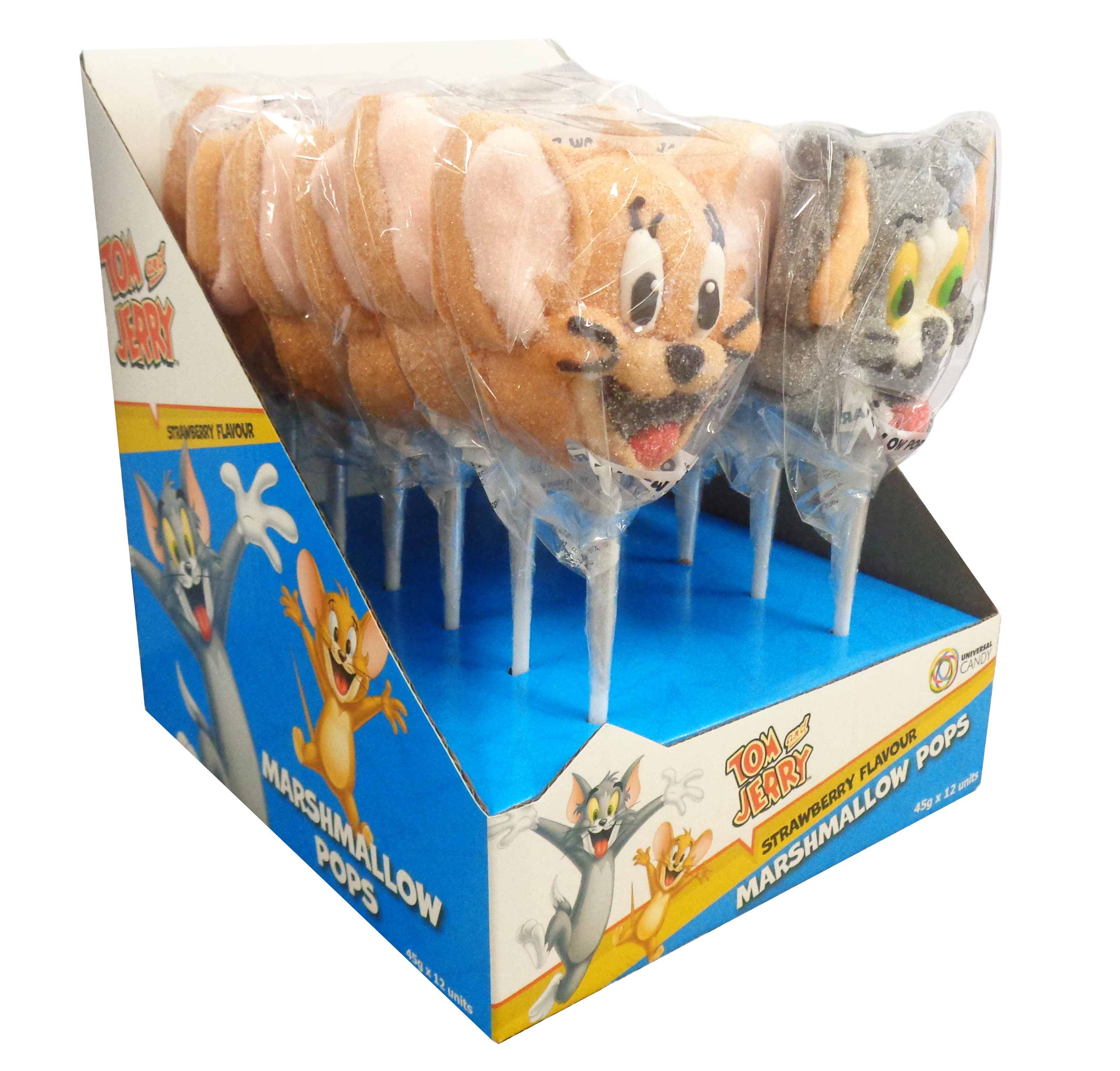 Marshmallow Pops Tom & Jerry 45g