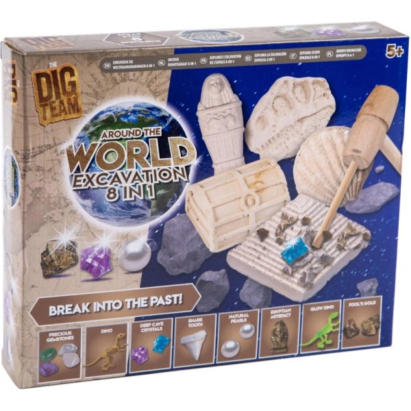 Explore 8 In 1 Around The World Excavation