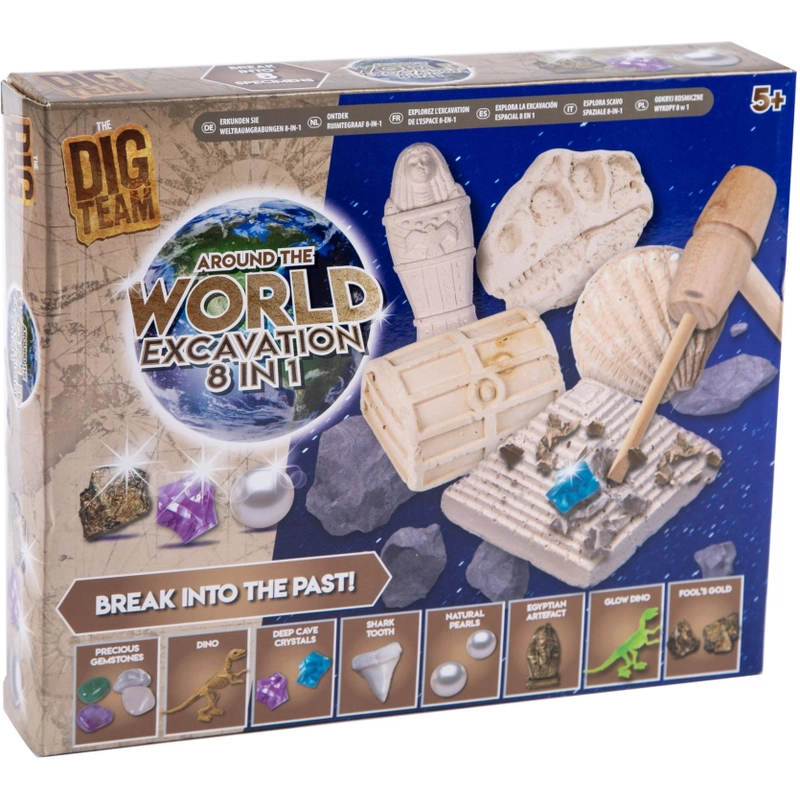 Explore 8 In 1 Around The World Excavation