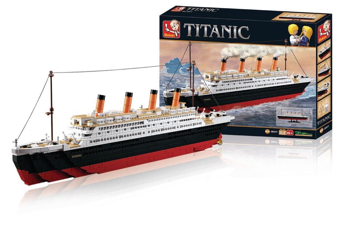 Sluban Building Blocks Titanic - 1012 Piece