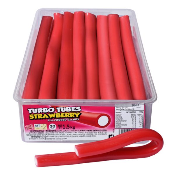 TNT Turbo Tubes Strawberry 30pcs 1.5kg