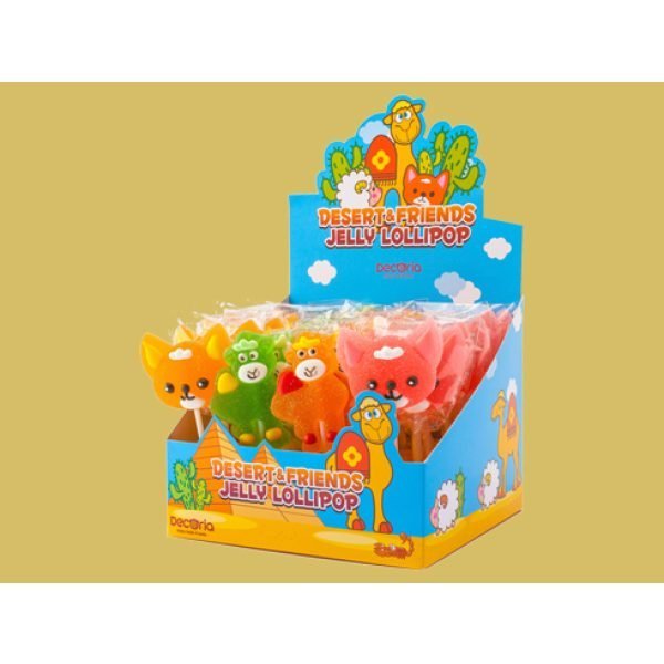 Desert Friends Jelly Lollipops 0.81oz (23g)