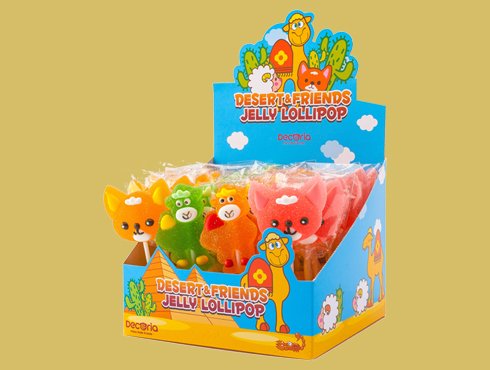 Desert Friends Jelly Lollipops 0.81oz (23g)