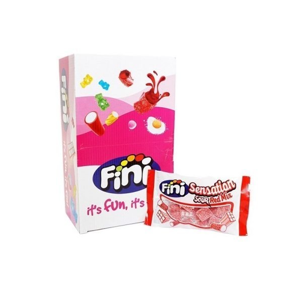 Fini Sour Strawberry Pillow Bag 50g