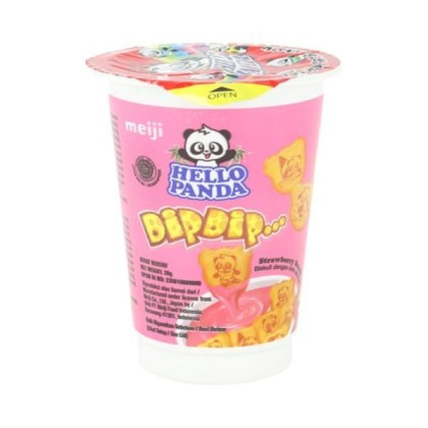 Meiji Hello Panda Dip Strawberry 20g(discontinued)