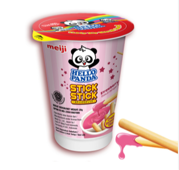 Meiji Hello Panda Stick Strawberry 20g