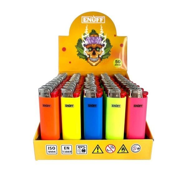 Enuff Disposable Flint Lighter Solid Colours