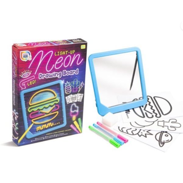 Light-Up Neon Drawing Board
