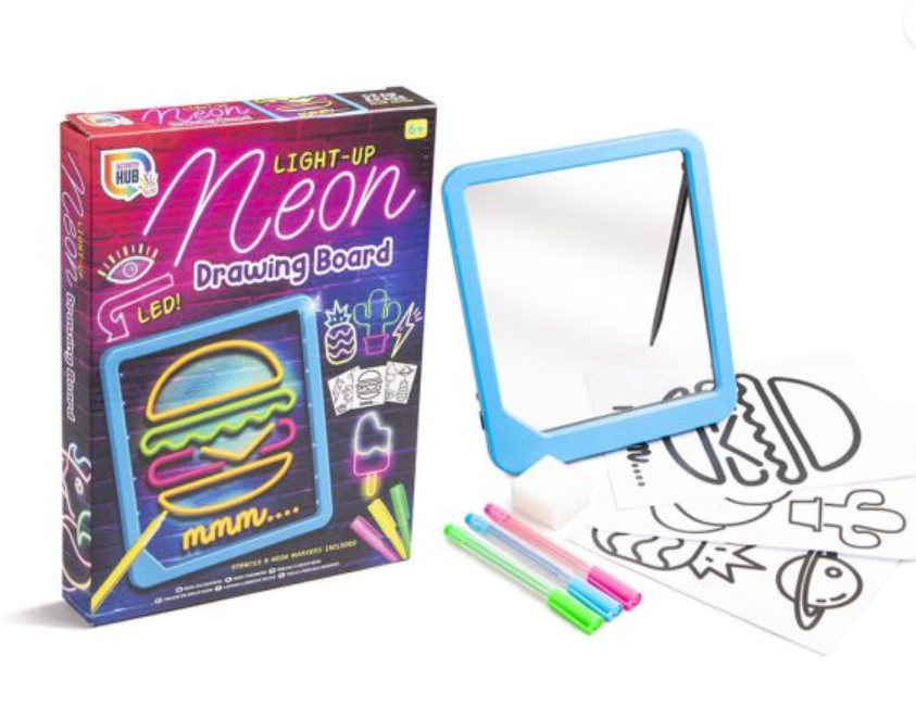 Light-Up Neon Drawing Board