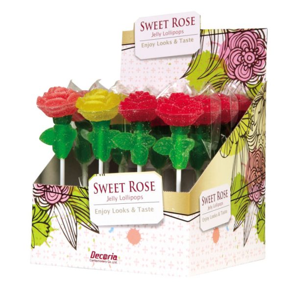 Rose Jelly Lollipop 1.52oz(43g)
