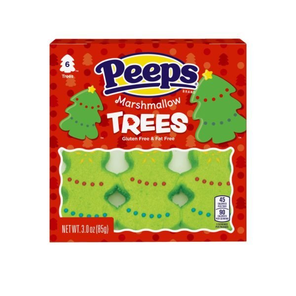 Peeps Christmas Marshmallow Trees - 6 Pack - 43g