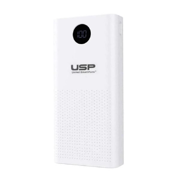 USP 20,000 mAh Power Bank - White