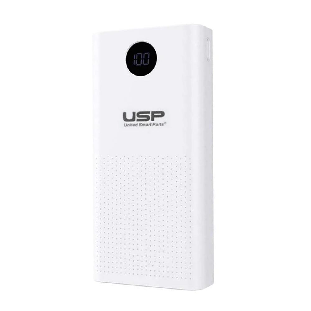 USP 20,000 mAh Power Bank - White