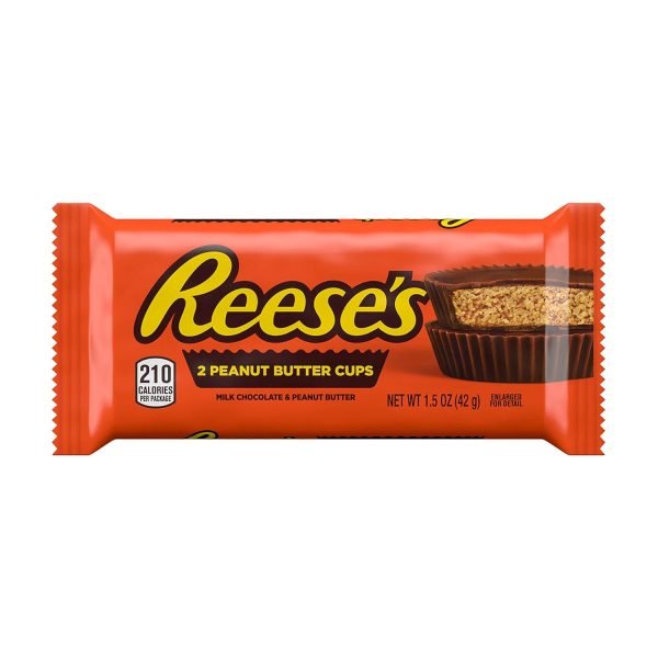 Reese's Peanut Butter Cup Milk Chocolate Bar 2PK 42g