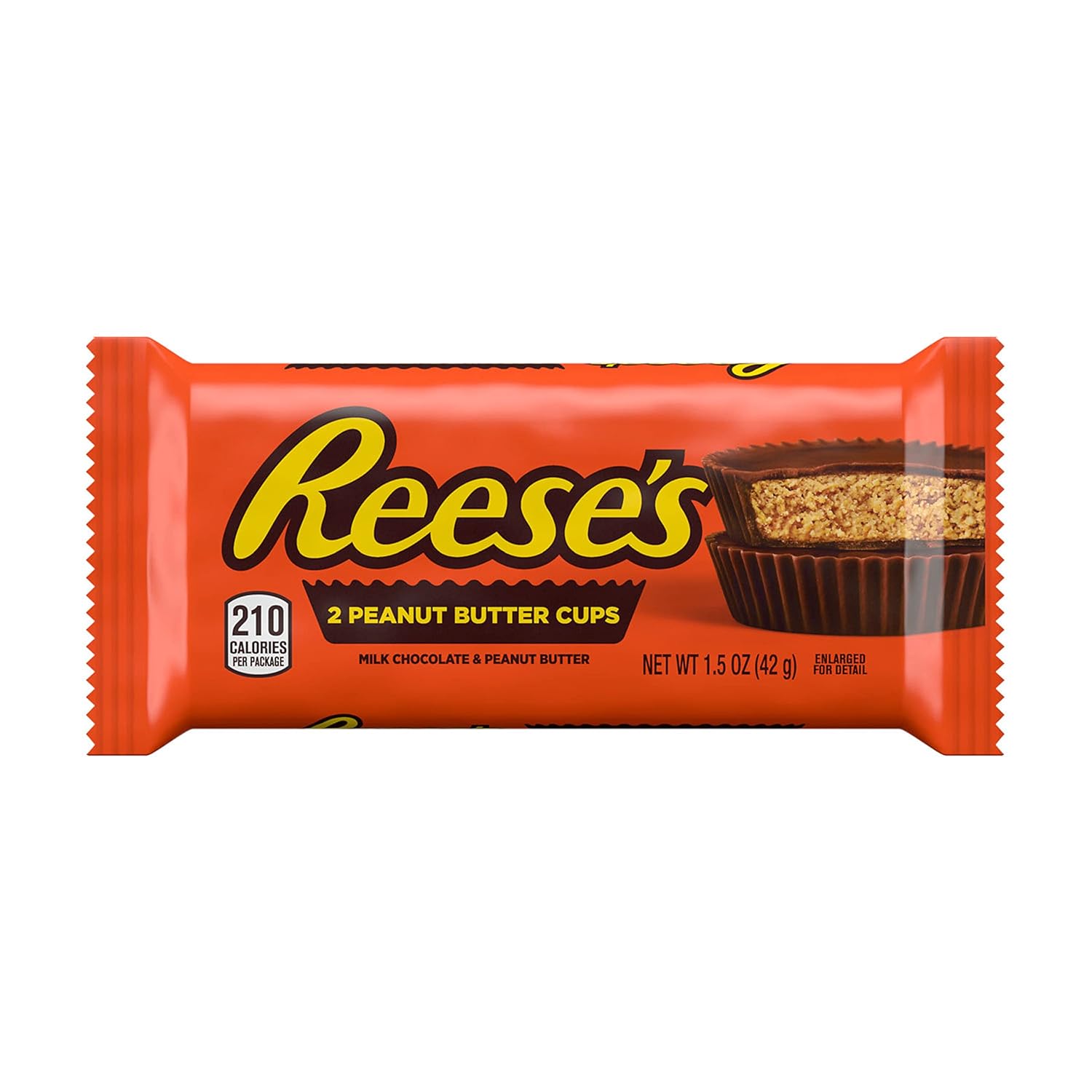 Reese's Peanut Butter Cup Milk Chocolate Bar 2PK 42g