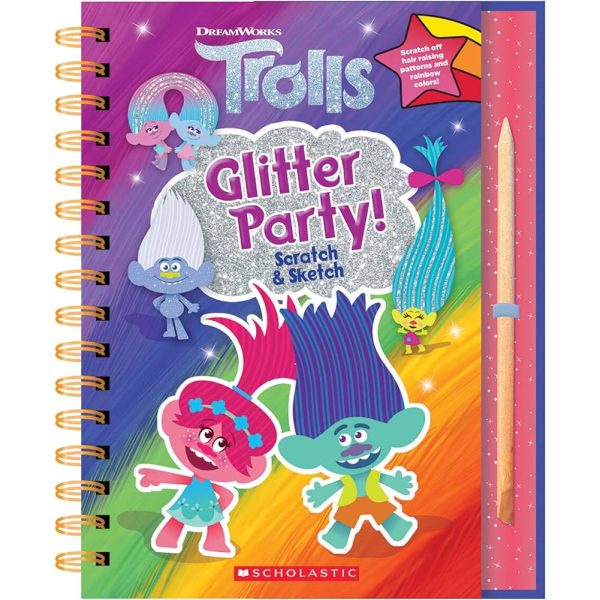 Trolls Glitter Party - Scratch & Sketch