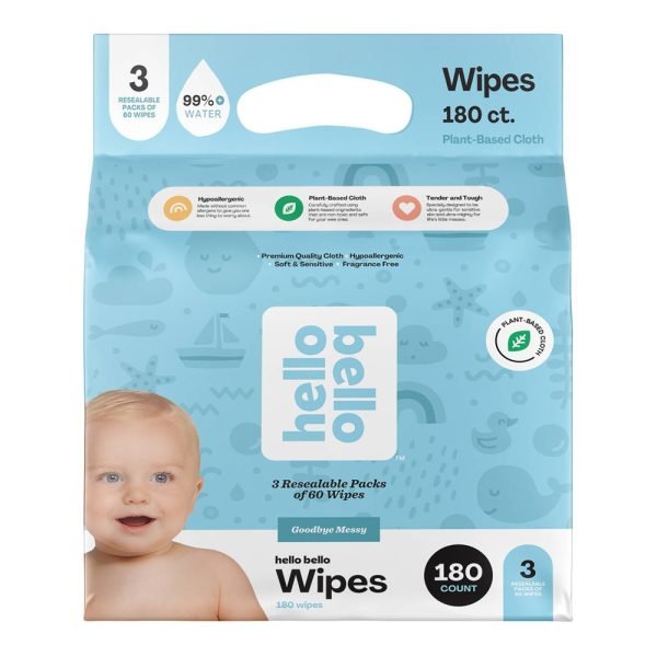 Hello Bello 99% Water Premium Baby 180 Pack