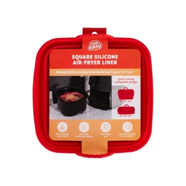 Cook Easy Square Silicone Air-Fryer Liner