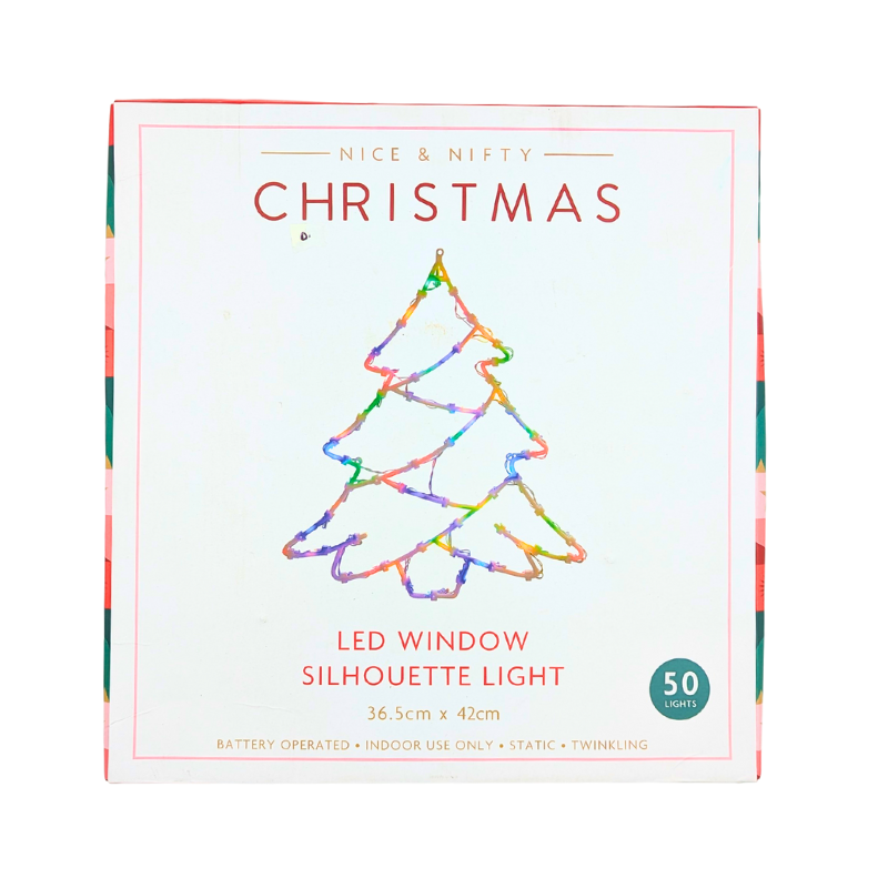 Nice & Nifty Christmas LED Window Silhouette Light