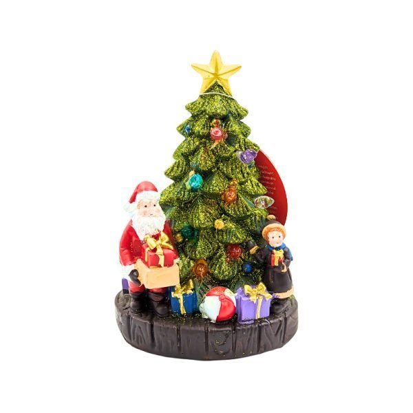 Nice & Nifty Christmas Ornamental Light Up Tree - Santa