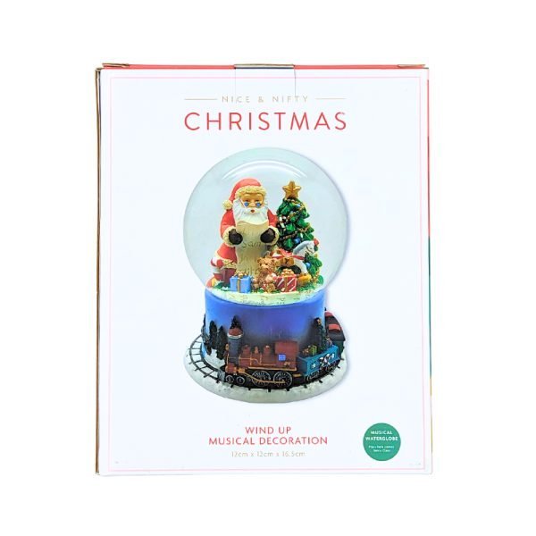 Nice & Nifty Wind Up Musical Decoration - Snow Globe