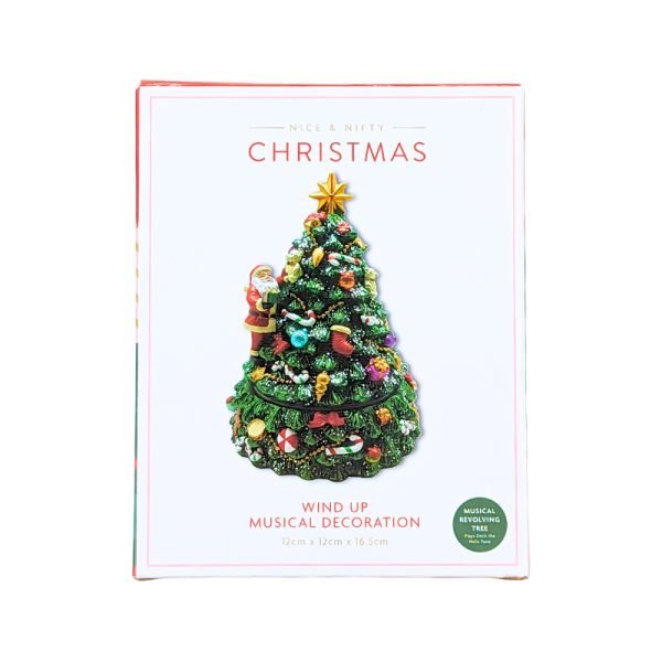 Nice & Nifty Christmas Wind Up Musical Decoration - Christmas Tree