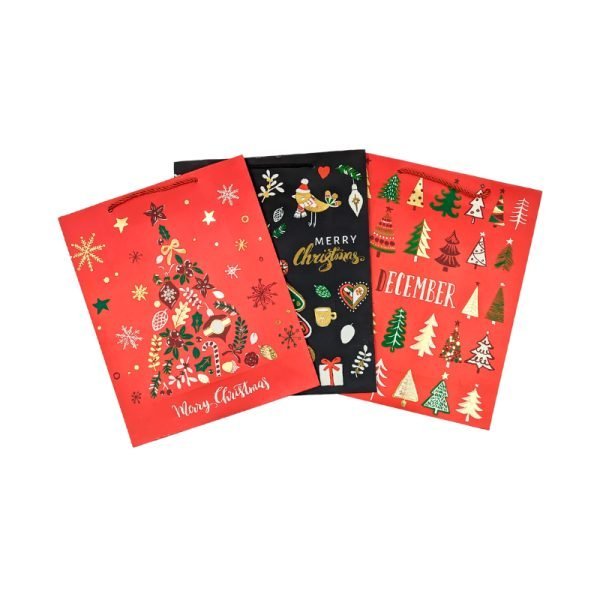 Christmas Bag - Assorted Designs - 32x26x10cm