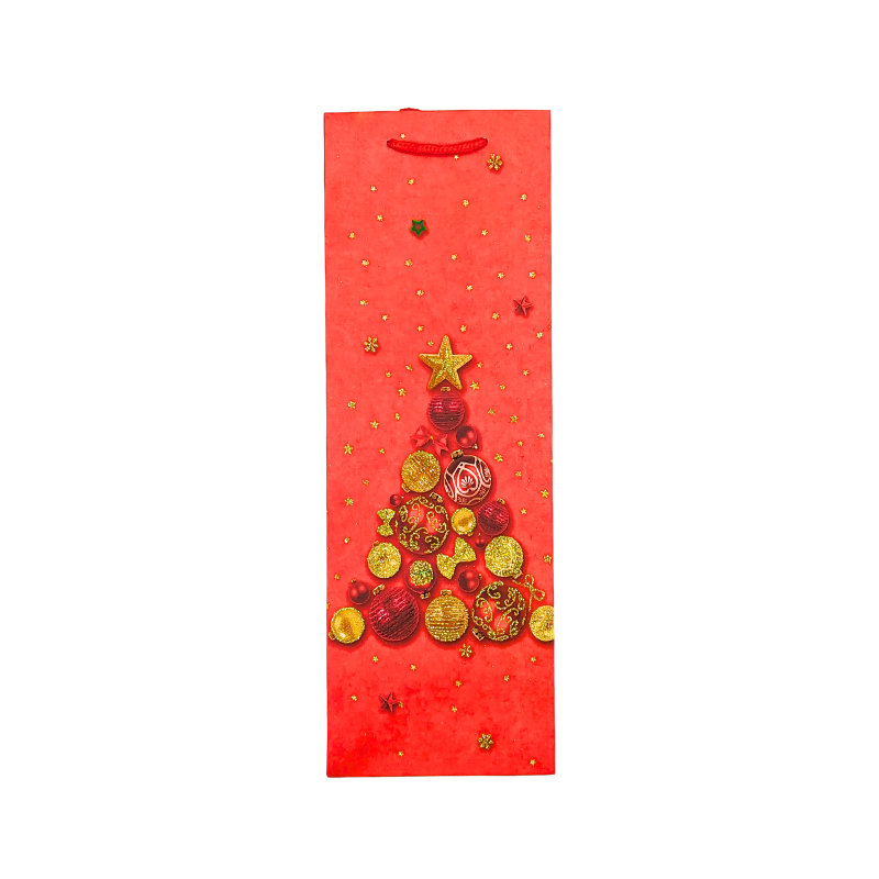 Christmas Wine Bag - Assorted Designs - 36x12x10cm - Image 4