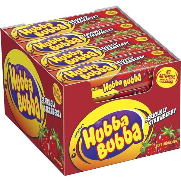 Hubba Bubba Chunk Strawberry 35g