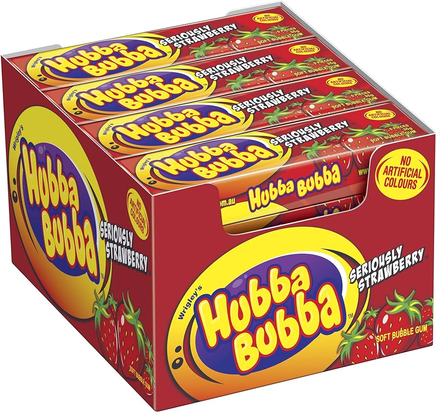 Hubba Bubba Chunk Strawberry 35g