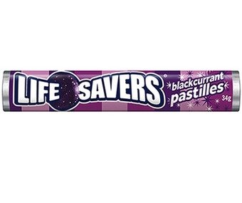 Life Savers Blackcurrant pastilles 34g
