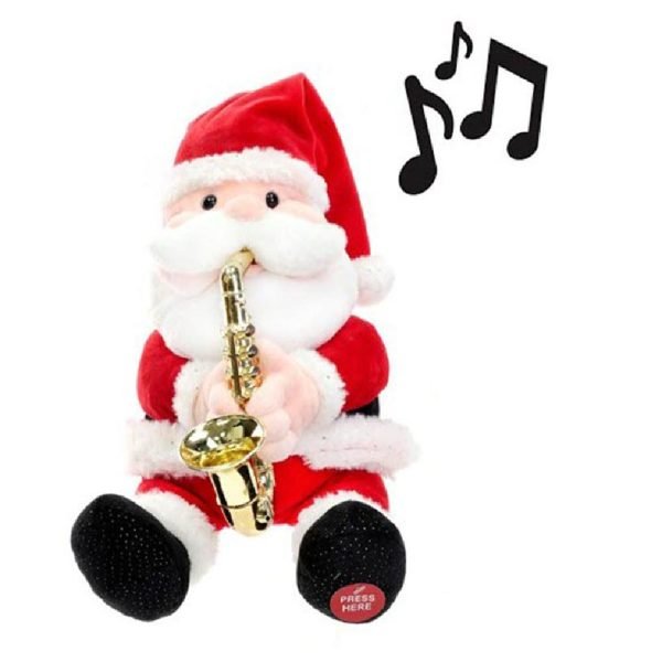 Nice & Nifty Christmas Musical Saxophone Santa