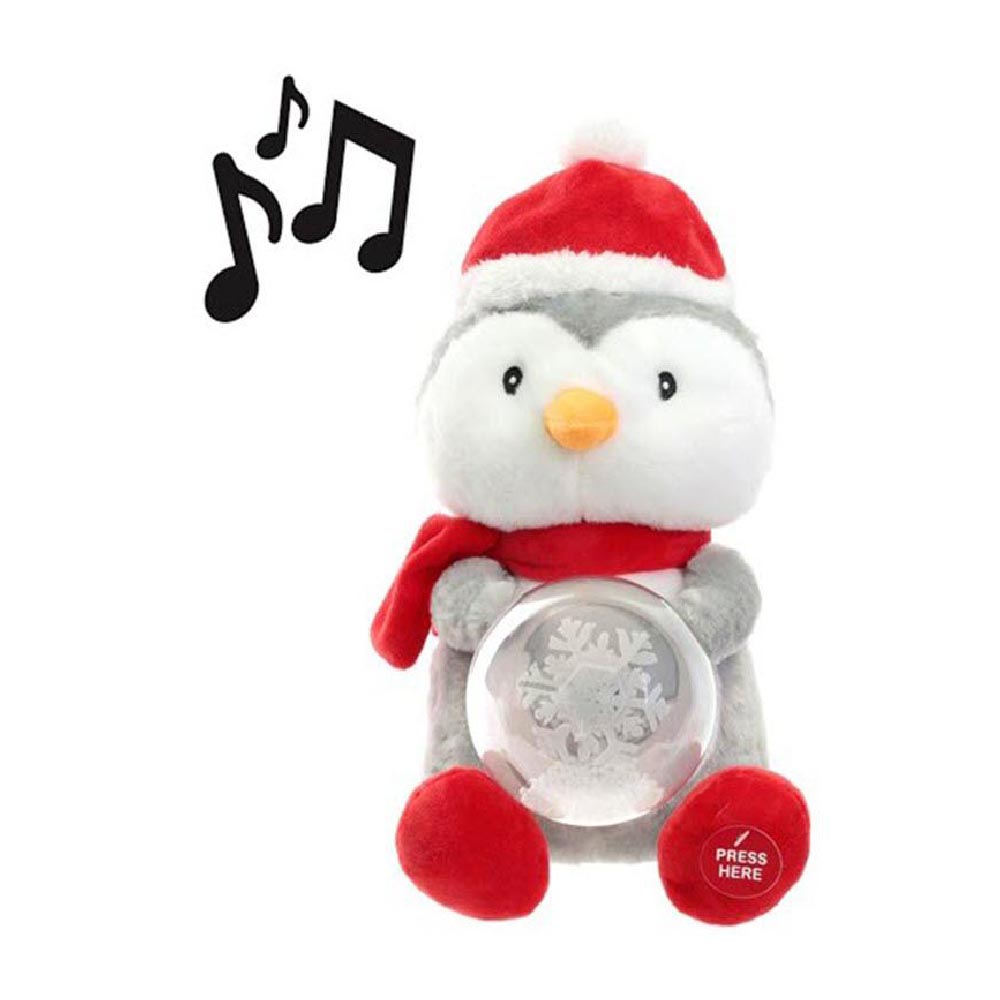 Nice & Nifty Christmas Musical Penguin with Snow Globe