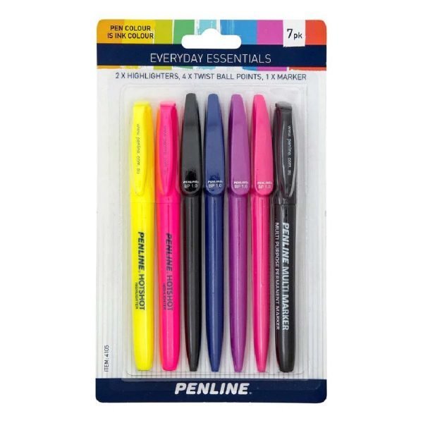 Penline Everyday Essentials 7-Pack - Multi
