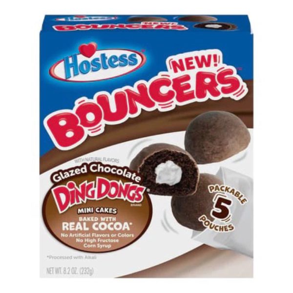 Hostess Bouncers Chocolate Ding Dong 5Pack 232g