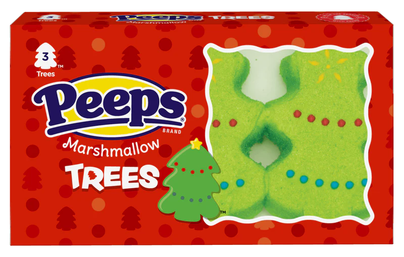 Peeps Christmas Marshmallow Trees - 3 Pack - 43g