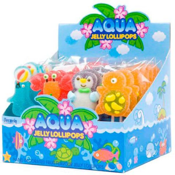 Aqua Jelly Lollipops 0.81oz (23g)