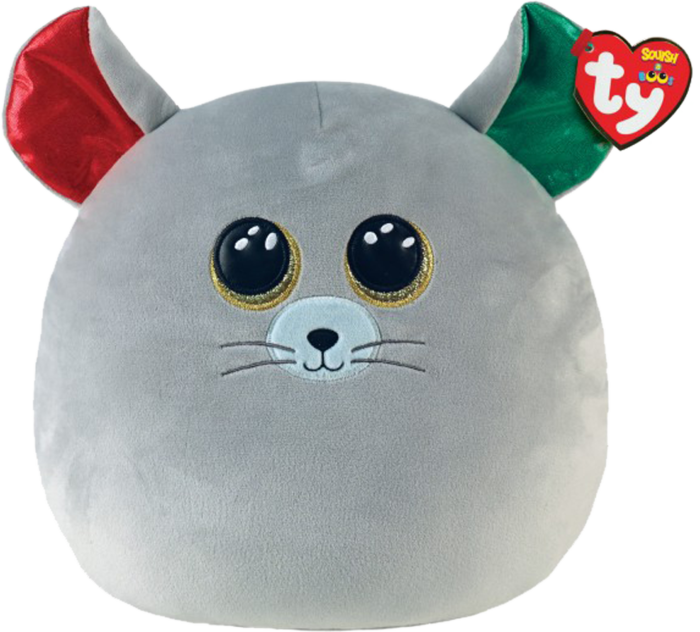 Ty Squish A Boo Chipper Mouse 14" Plush